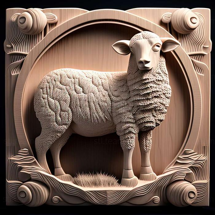 Animals sheep 3d model